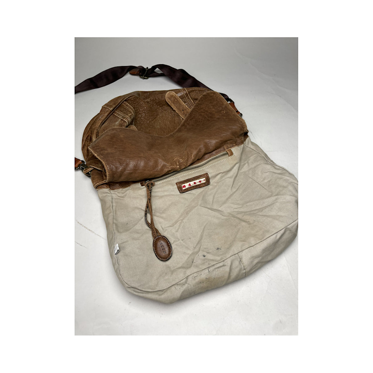 Marni Tuk Brown Leather Handbag image 3