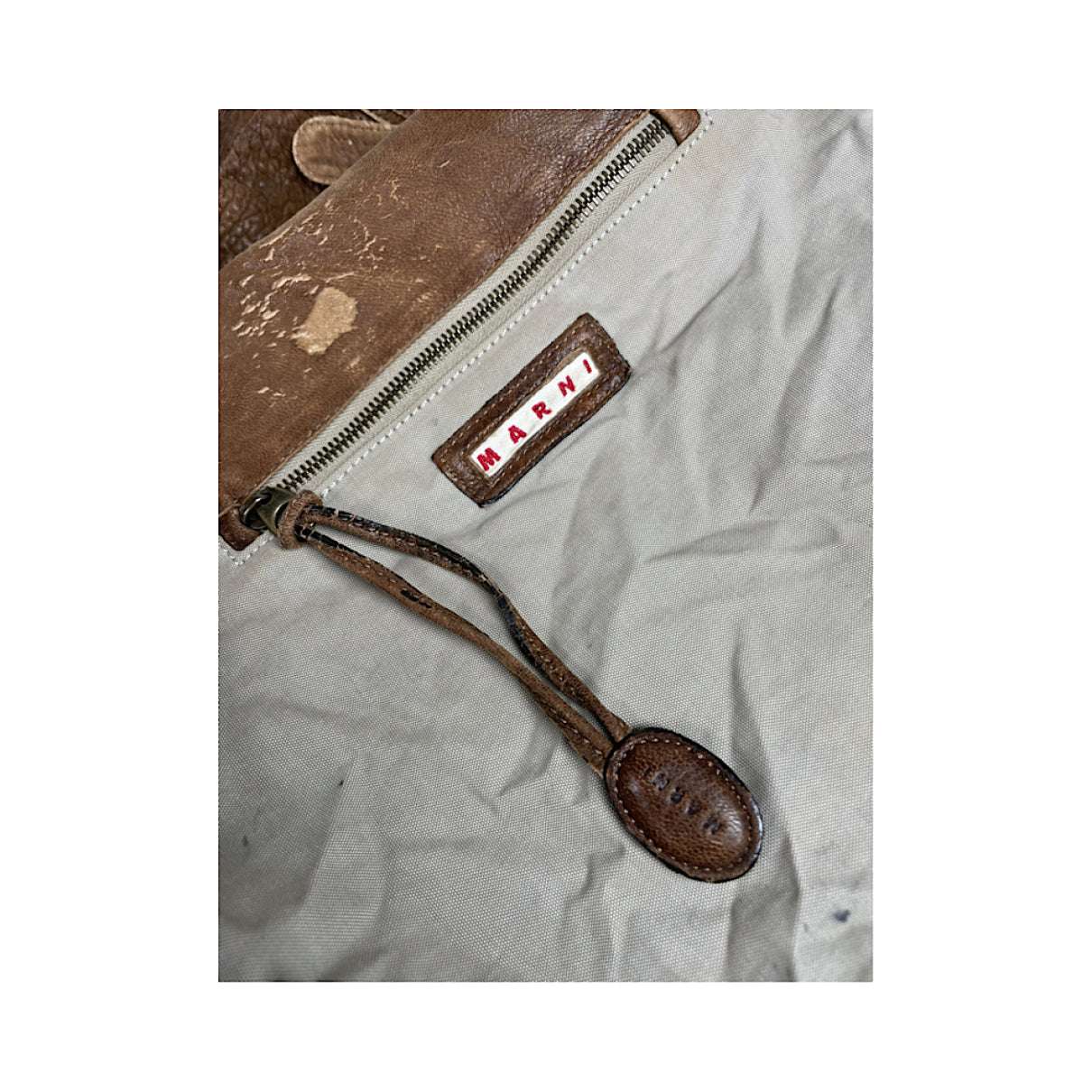 Marni Tuk Brown Leather Handbag image 4