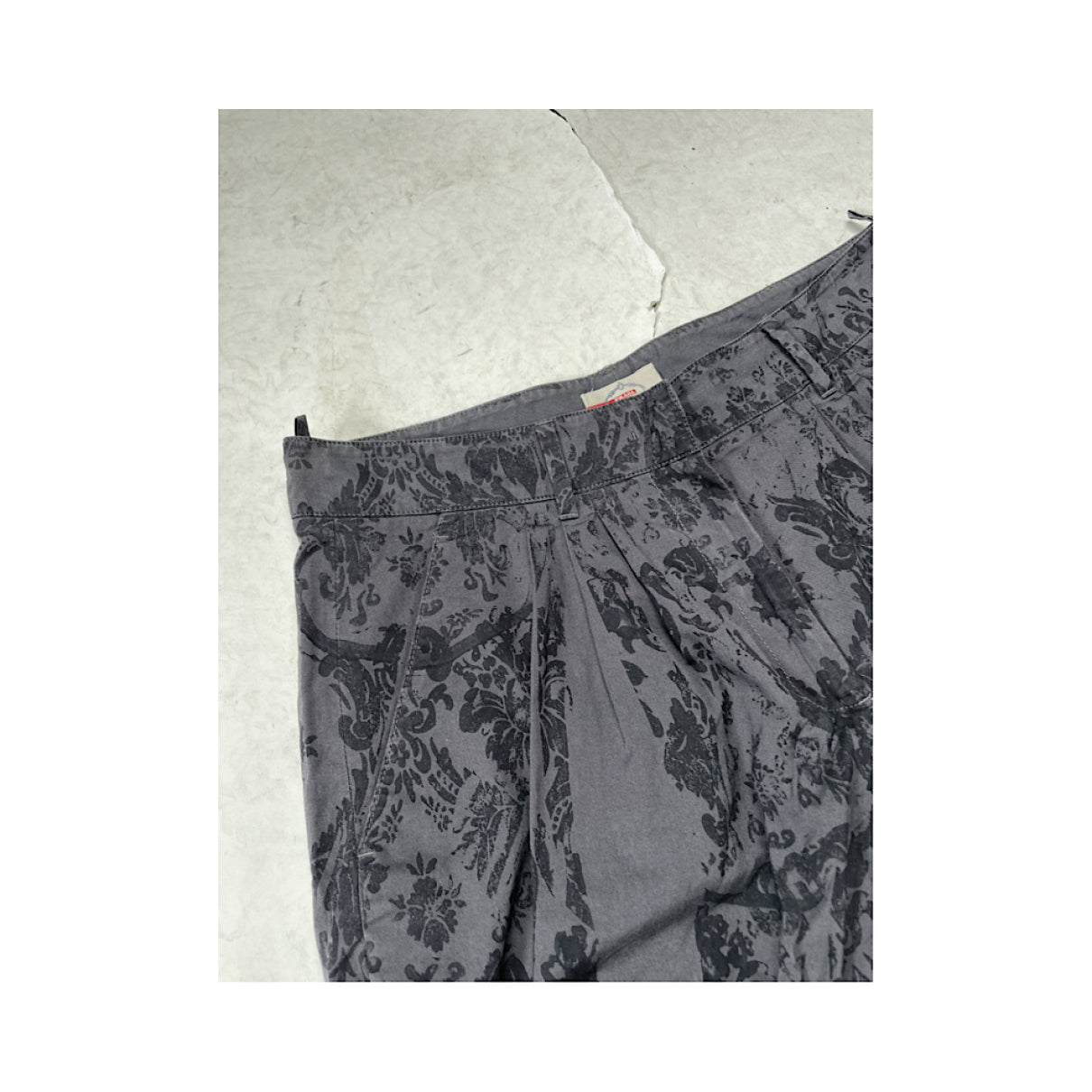 Prada Anthracite Cotton Short image 3