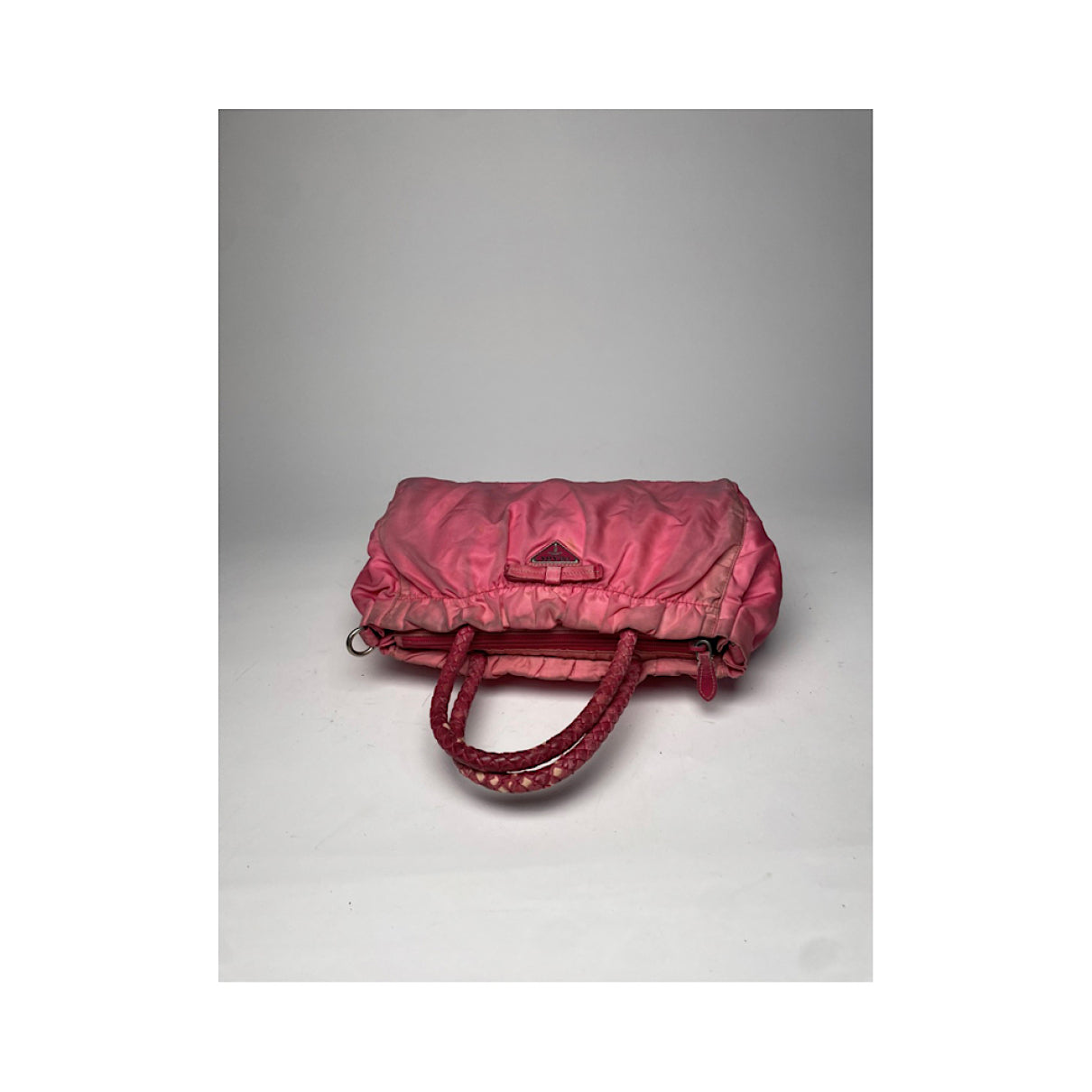 Prada Pink Polyester Handbag image 2
