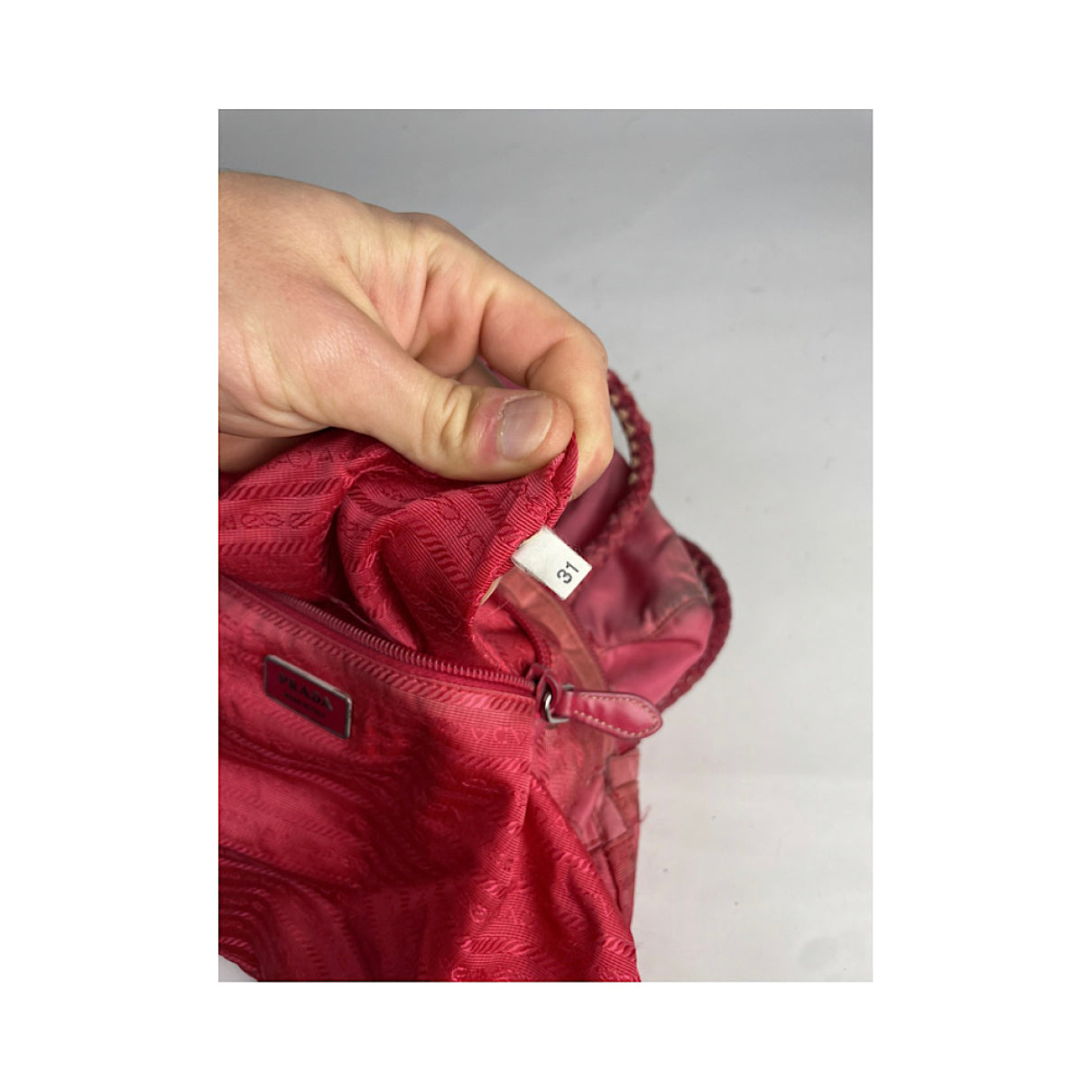 Prada Pink Polyester Handbag image 4