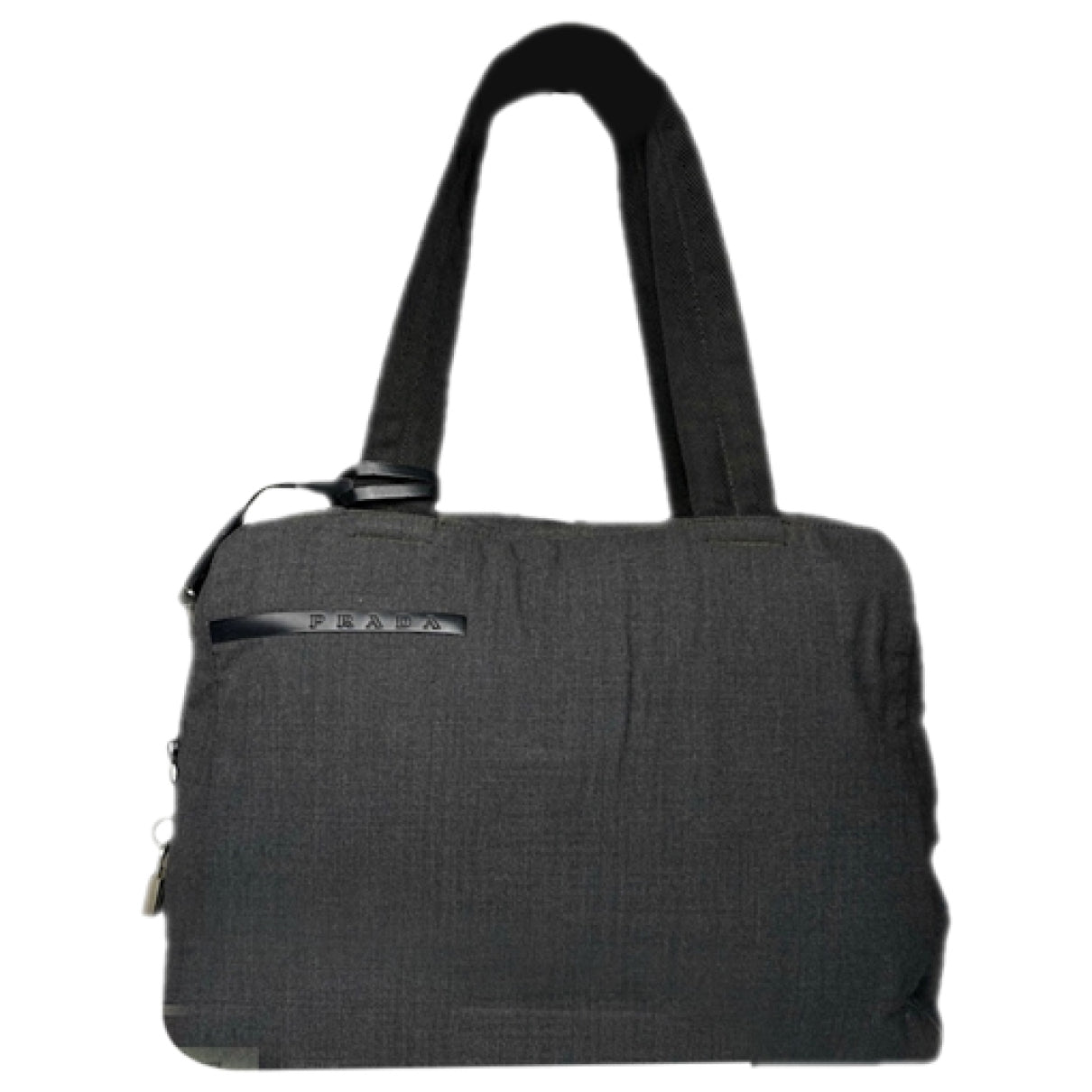 Prada Grey Cotton Handbag image 1