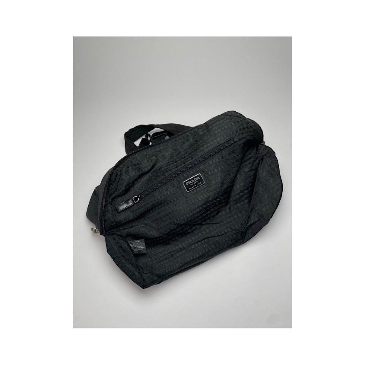 Prada Grey Cotton Handbag image 2