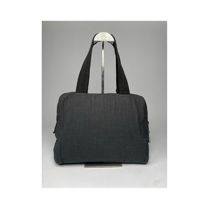 Prada Grey Cotton Handbag image 5