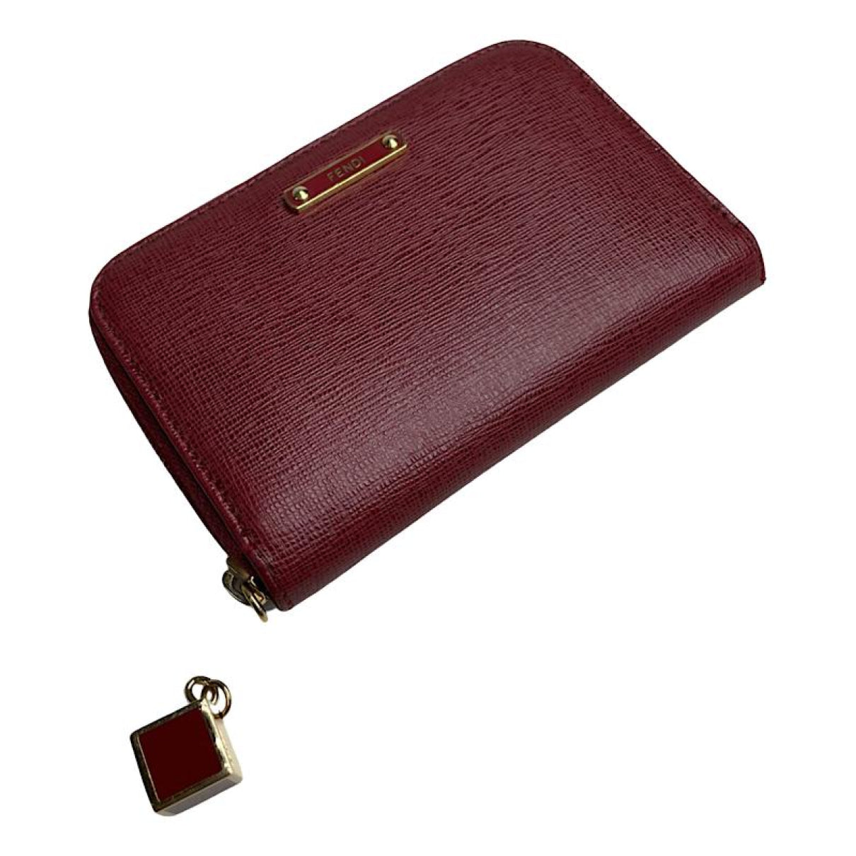 Fendi Red Leather Wallet image 1