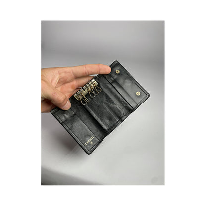 Chanel 2.55 Black Leather Purse image 5