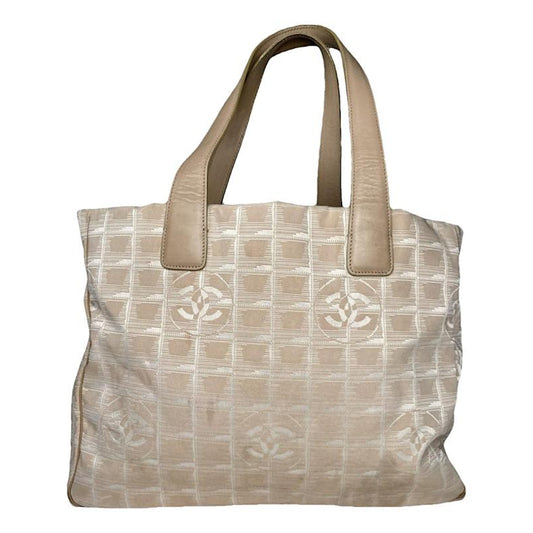 Chanel Cambon Beige Polyester Handbag image 1
