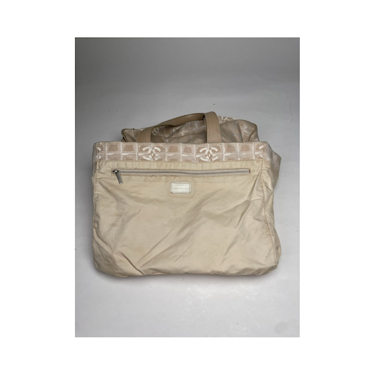Chanel Cambon Beige Polyester Handbag image 2