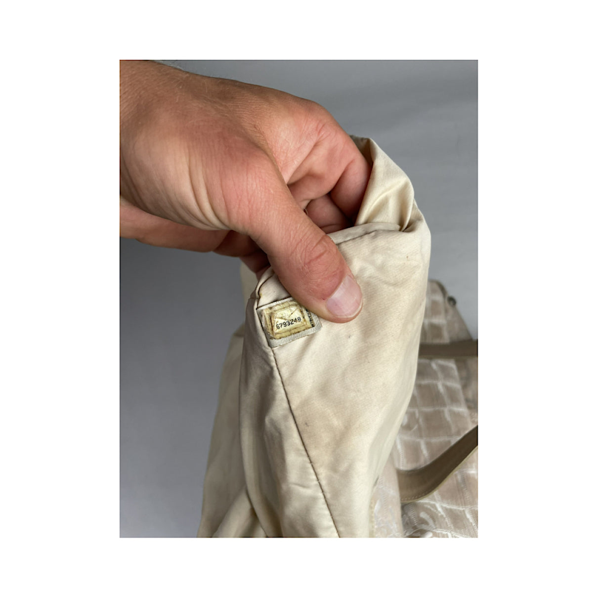 Chanel Cambon Beige Polyester Handbag image 3