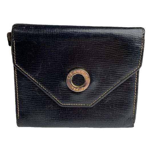 Celine Triomphe Black Leather Wallet image 1