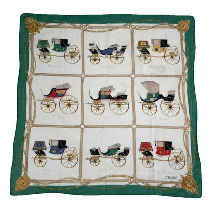 Celine Green Silk Silk Handkerchief image 1