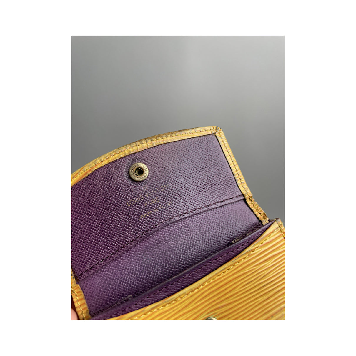 Louis Vuitton Daily Yellow Leather Purse image 2