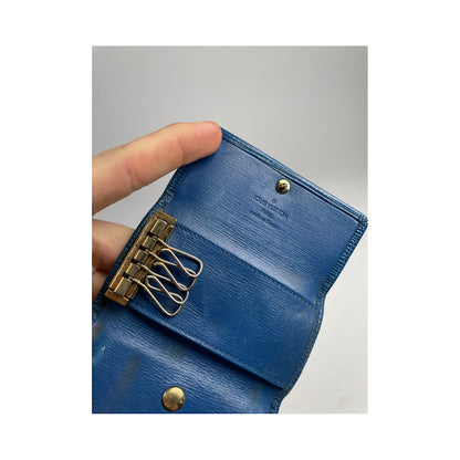 Louis Vuitton Lockme Blue Leather Purse image 5