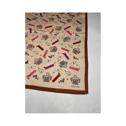 Celine Multicolour Silk Silk Handkerchief image 3