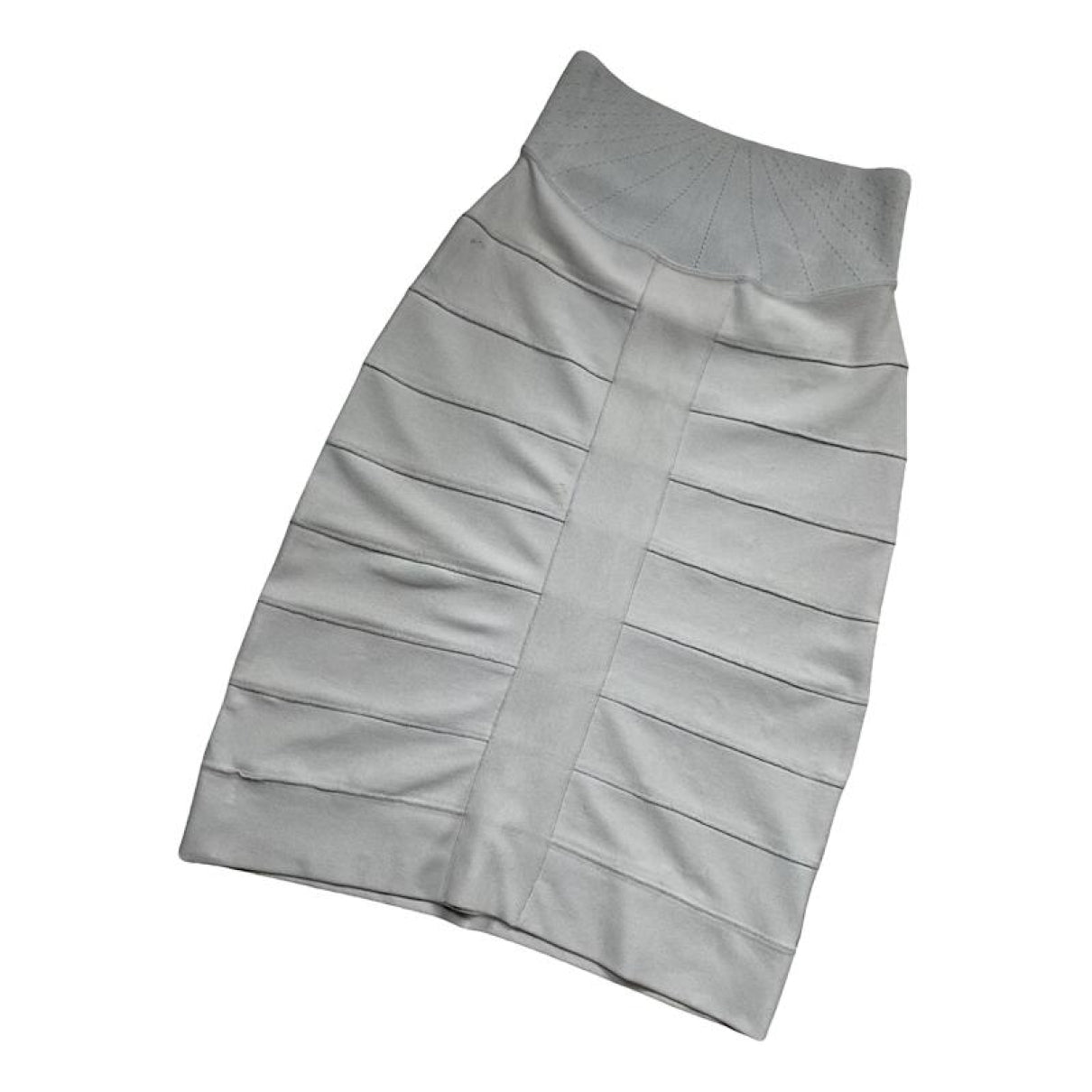 Givenchy White Cotton - Elasthane Skirt image 1