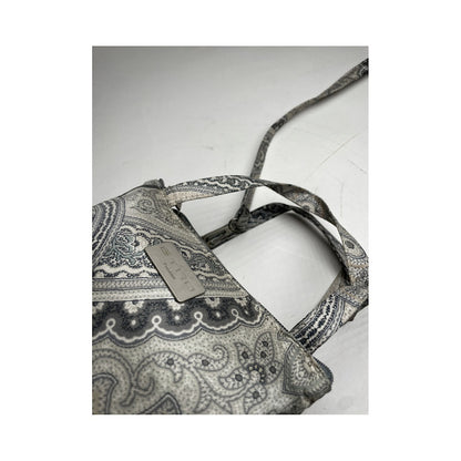 Etro Silver Polyester Handbag image 5