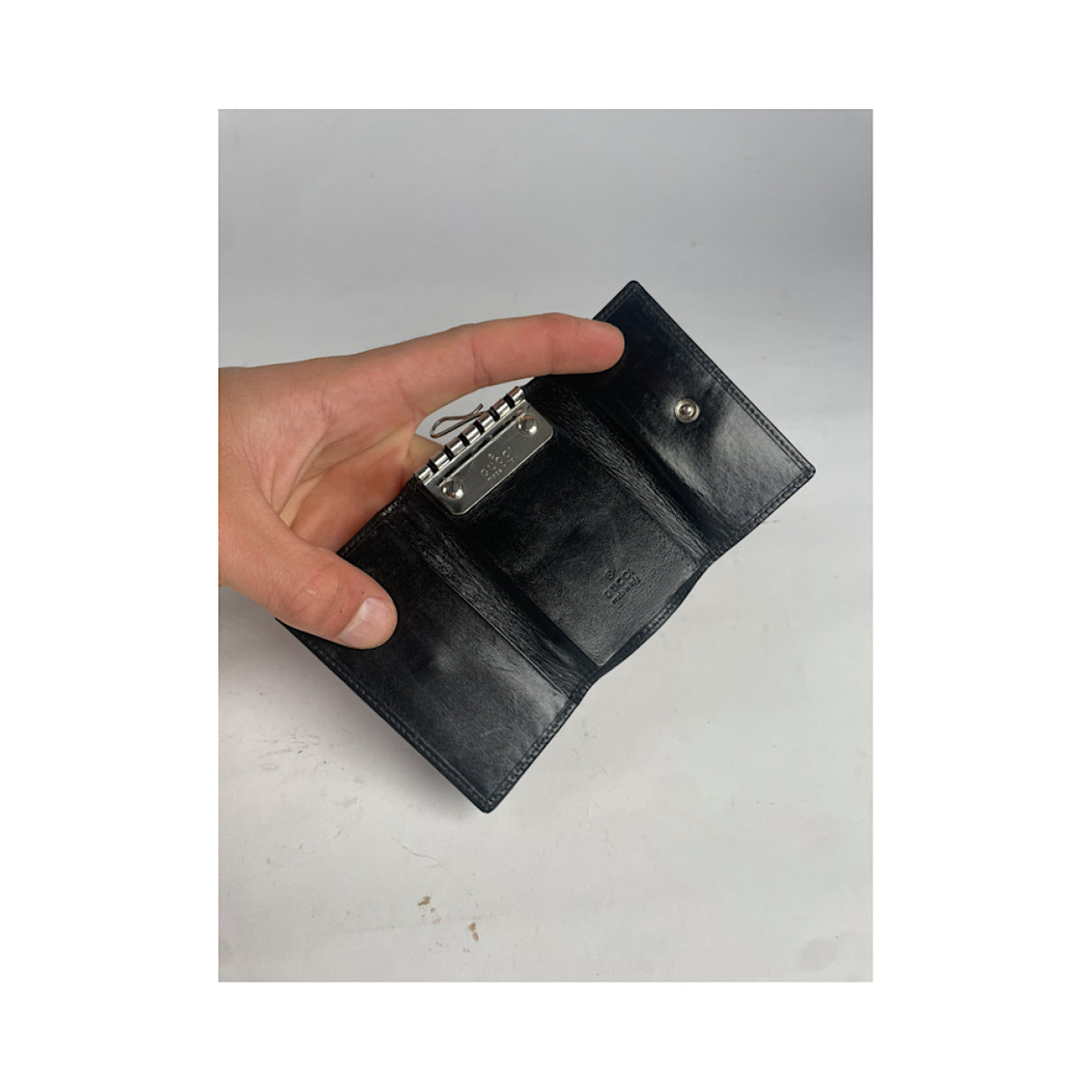 Gucci GG Blooms  Black Cotton Purse image 4