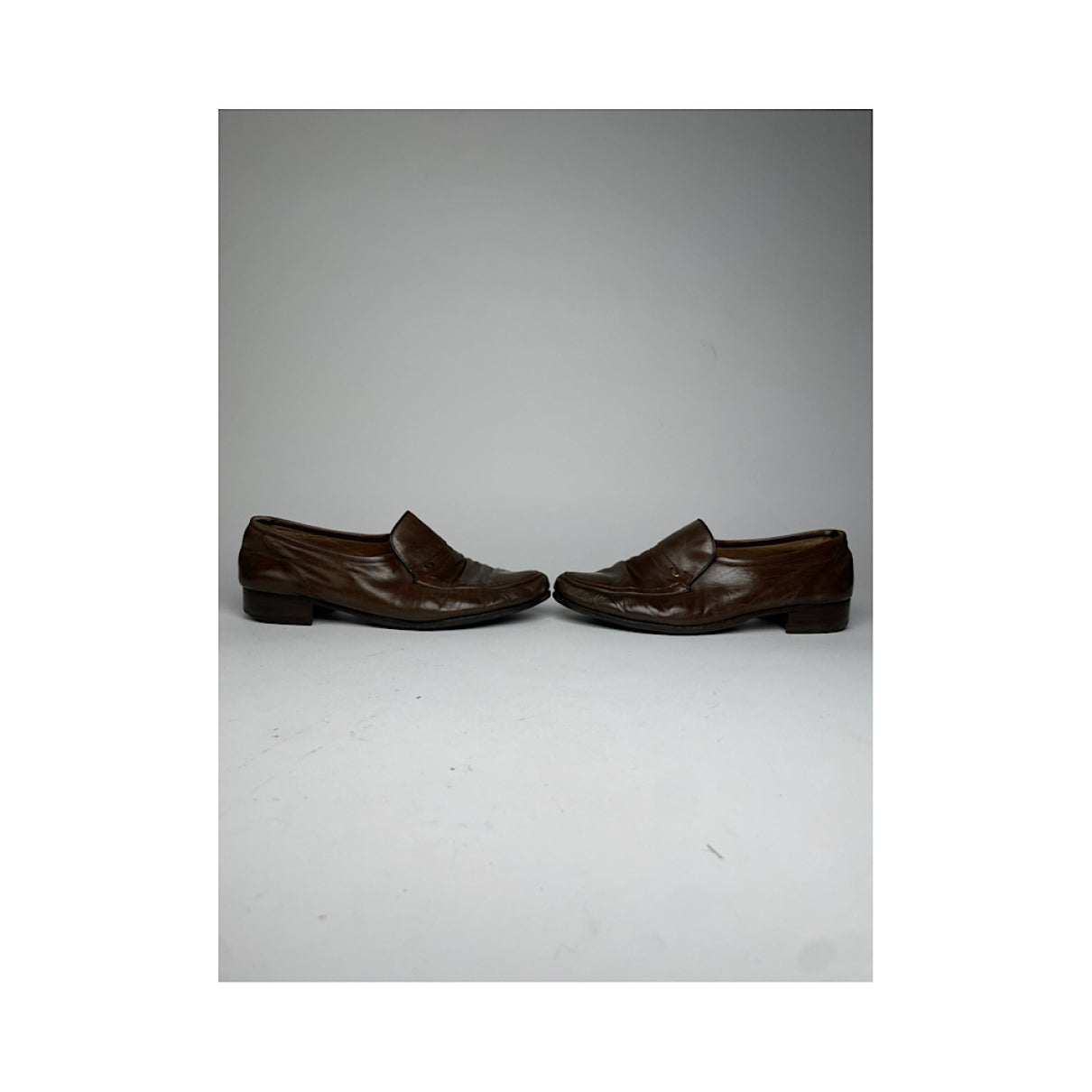 Dior Homme Brown Leather Flat image 2