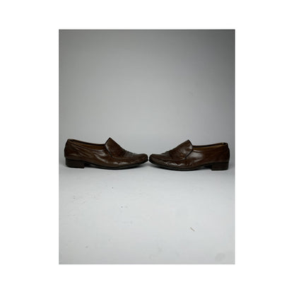 Dior Homme Brown Leather Flat image 2