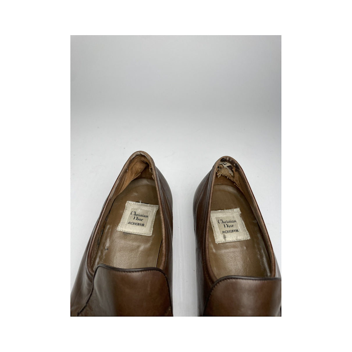 Dior Homme Brown Leather Flat image 4