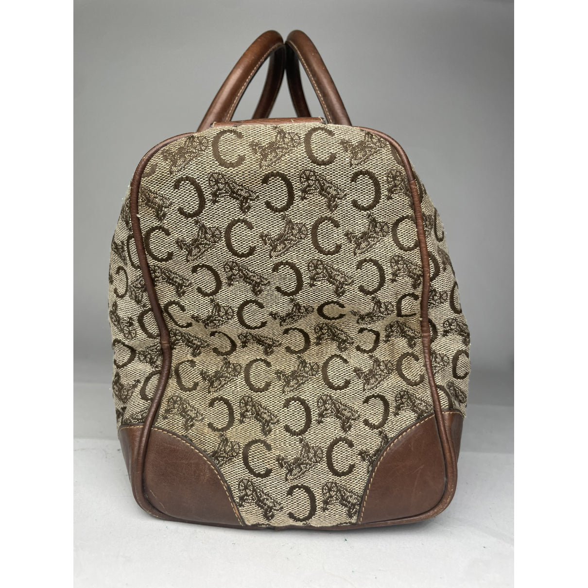 Celine SAC SEAU Brown Leather Handbag image 3