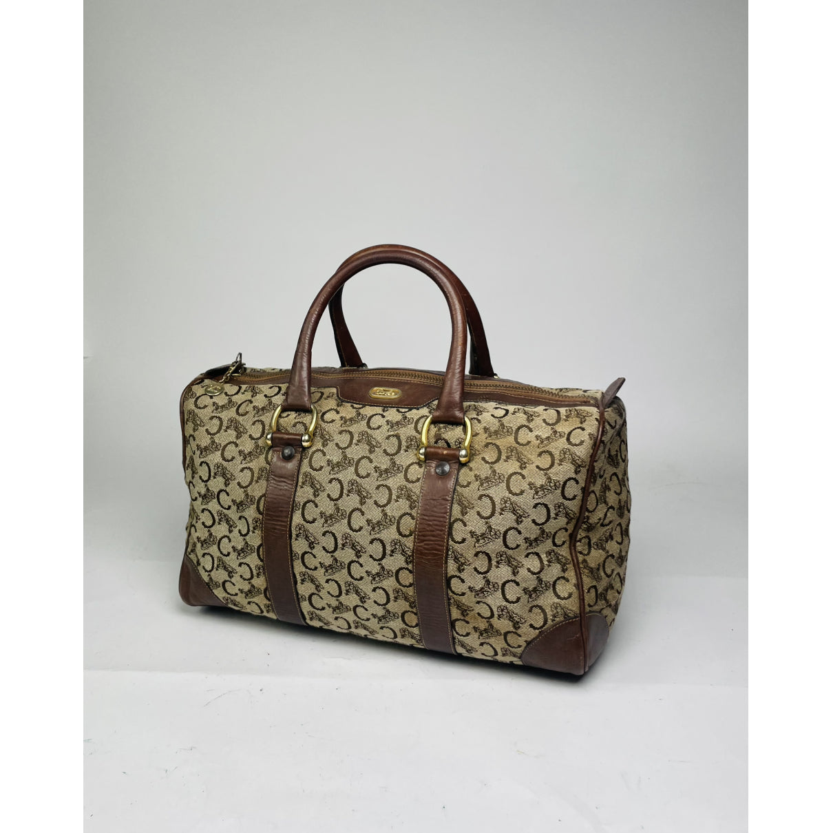 Celine SAC SEAU Brown Leather Handbag image 5