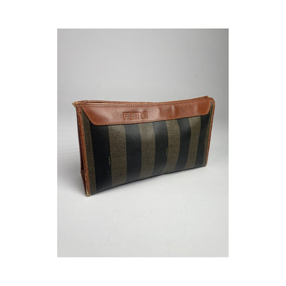 Fendi Baguette Black Leather Clutch Bag image 4