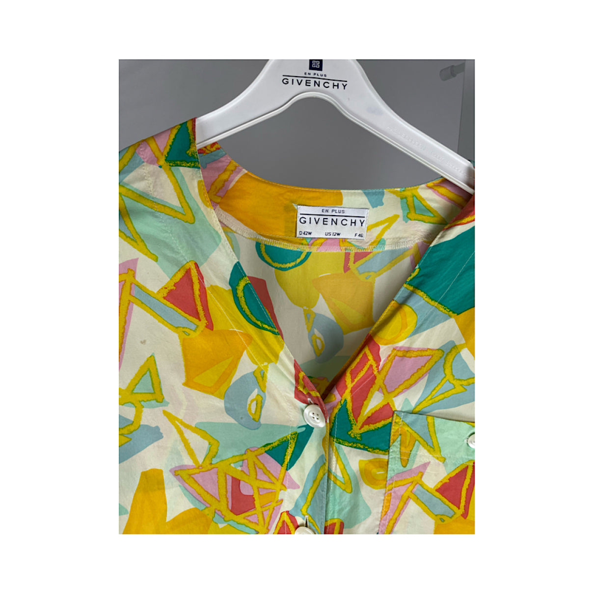 Givenchy Multicolour Silk Top image 3