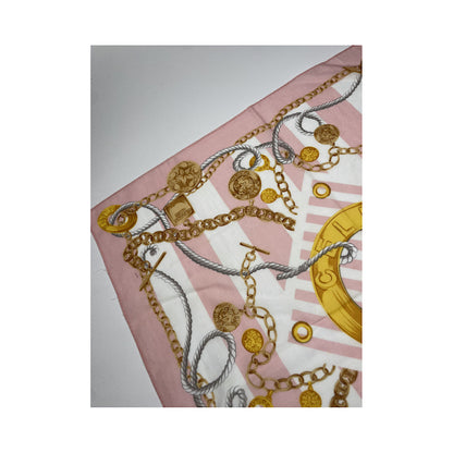 Celine Pink Silk Silk Handkerchief image 3