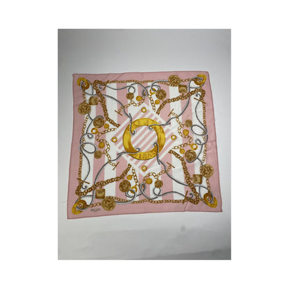 Celine Pink Silk Silk Handkerchief image 5