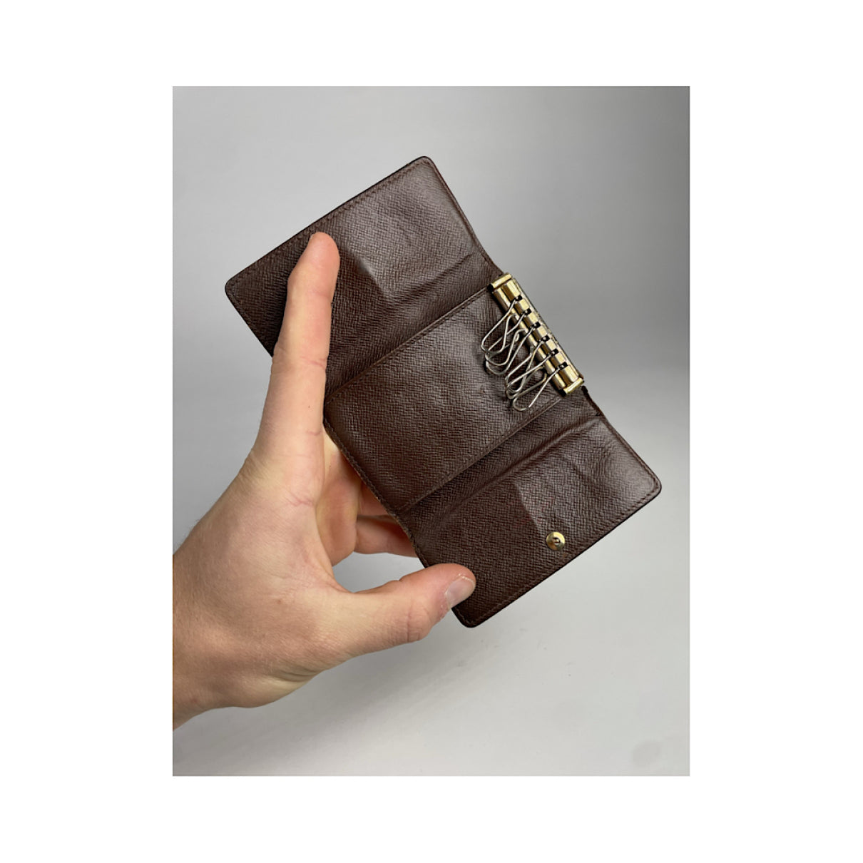 Louis Vuitton Lockme Brown Leather Purse image 3