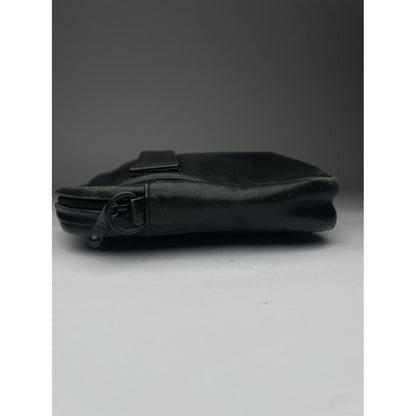 Issey Miyake Black Leather Clutch Bag image 5