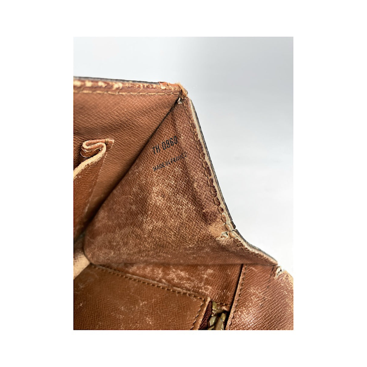 Louis Vuitton Neverfull Brown Leather Clutch Bag image 5