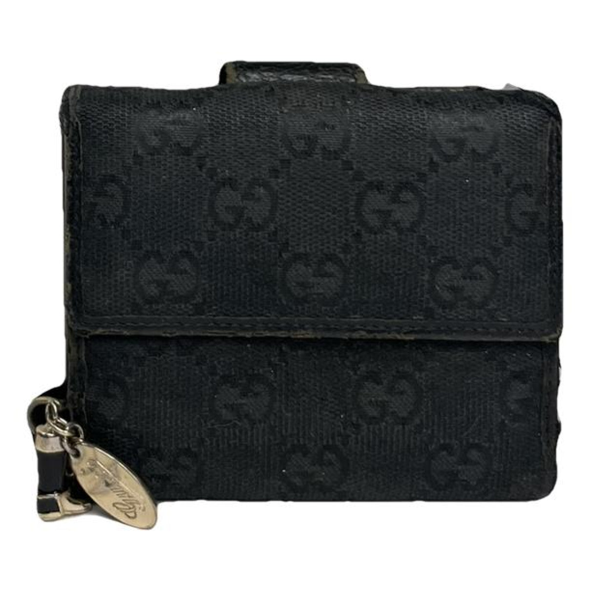 Gucci GG Blooms Black Leather Wallet image 1
