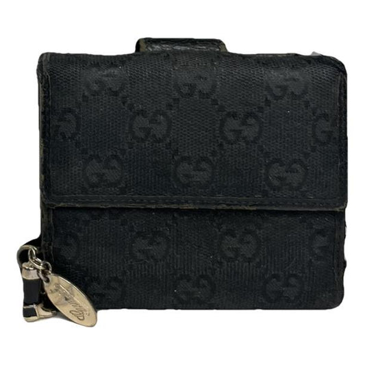 Gucci GG Blooms Black Leather Wallet image 1