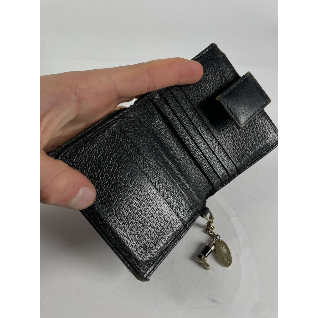Gucci GG Blooms Black Leather Wallet image 4
