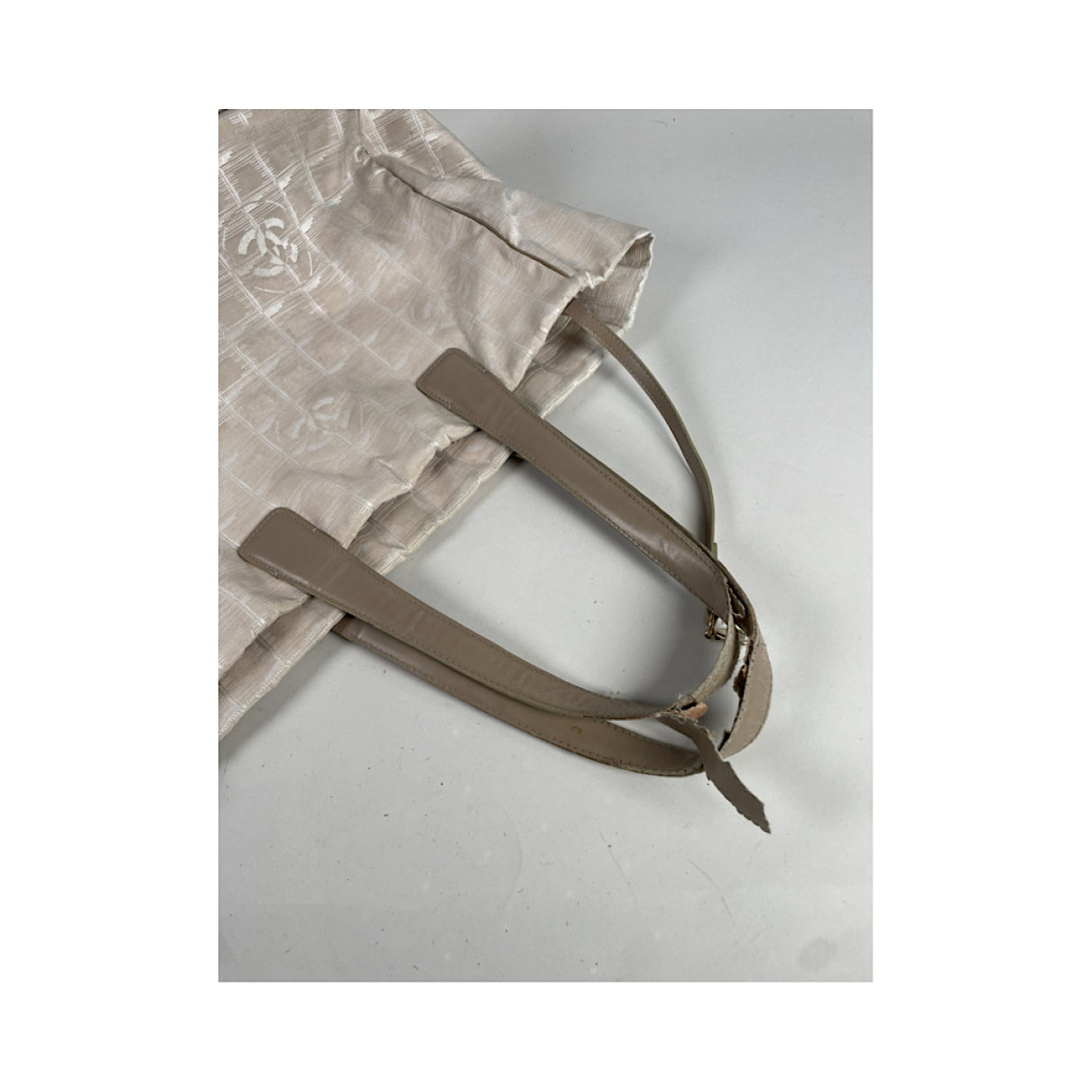 Chanel Beige Polyester Handbag image 2