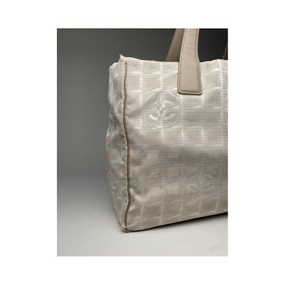 Chanel Beige Polyester Handbag image 5