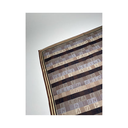 Fendi Purple Silk Scarf image 4