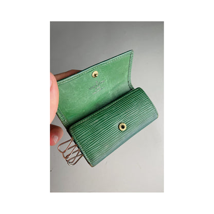 Louis Vuitton Lockme Green Leather Purse image 5