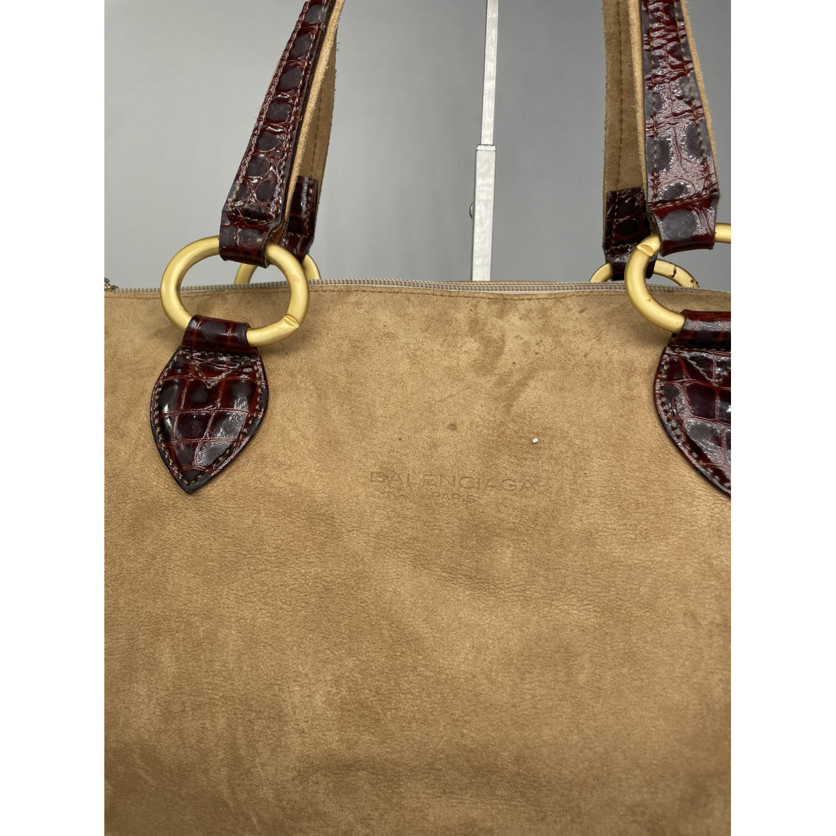 Balenciaga City Brown Leather Handbag image 4