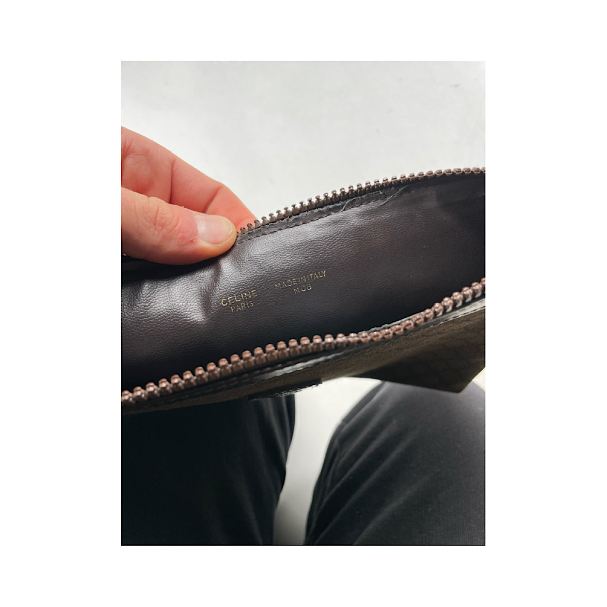 Celine Triomphe Vintage Clutch Bag image 5