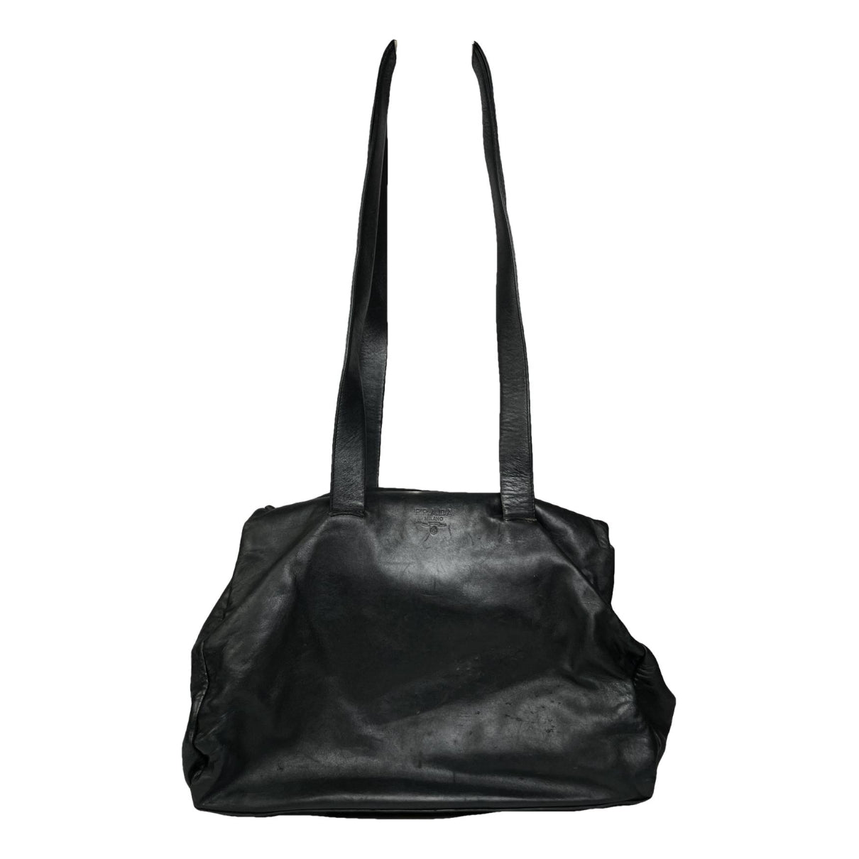 Prada Cleo Black Patent Leather Handbag image 1