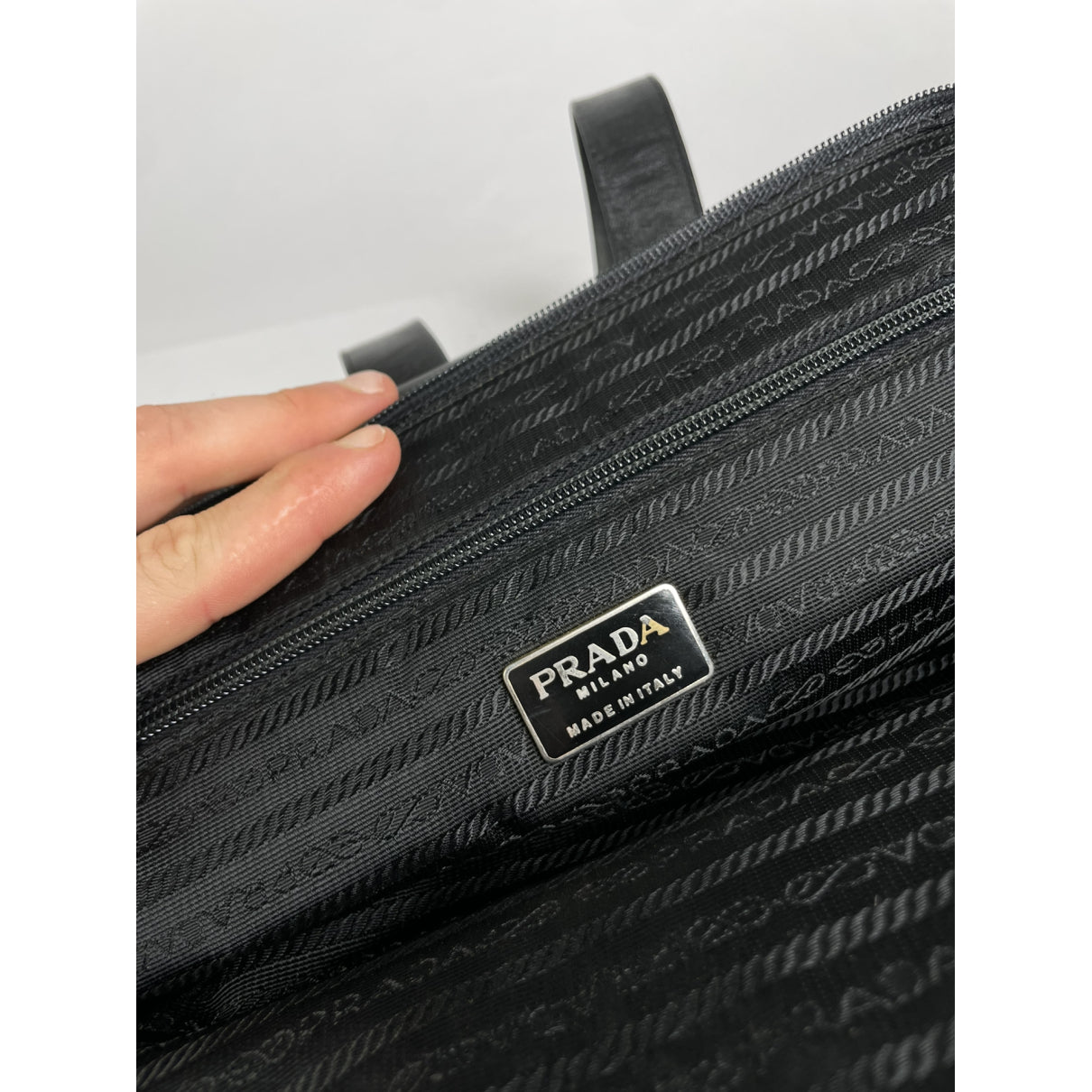 Prada Cleo Black Patent Leather Handbag image 2