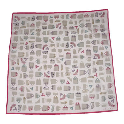 Celine Pink Silk Silk Handkerchief image 1