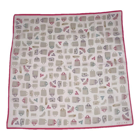 Celine Pink Silk Silk Handkerchief image 1
