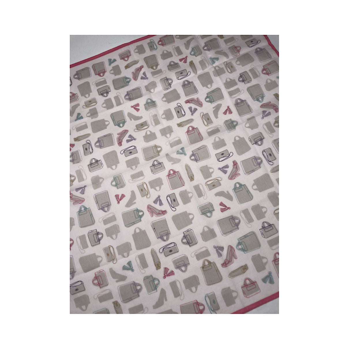 Celine Pink Silk Silk Handkerchief image 3