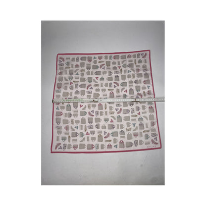 Celine Pink Silk Silk Handkerchief image 4