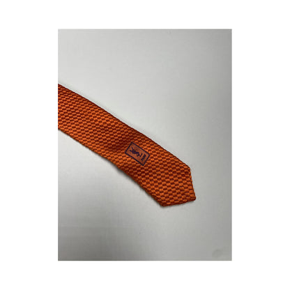 Yves Saint Laurent Orange Silk Ty image 5