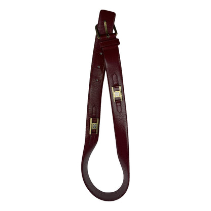 Givenchy Burgundy Leather Belt image 1